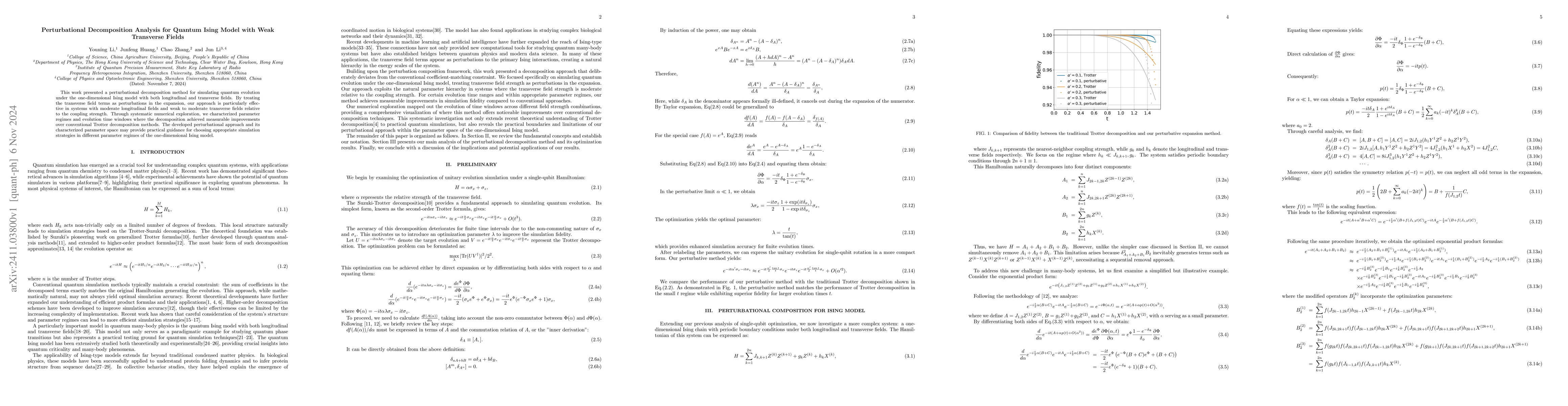Thumbnail for Perturbational Decomposition Analysis for Quantum Ising Model with Weak
  Transverse Fields