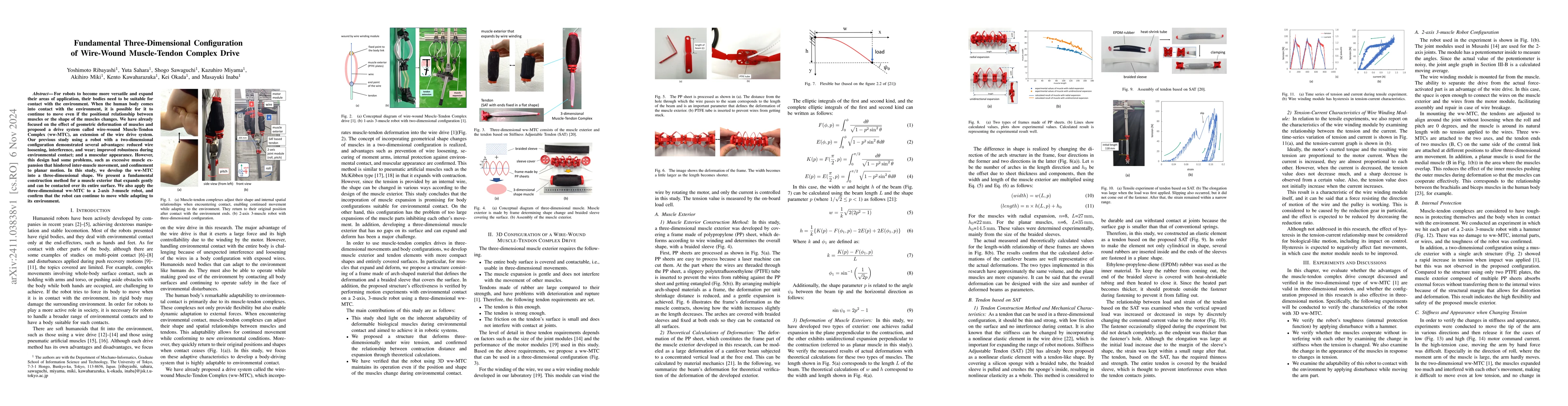 Thumbnail for Fundamental Three-Dimensional Configuration of Wire-Wound Muscle-Tendon
  Complex Drive