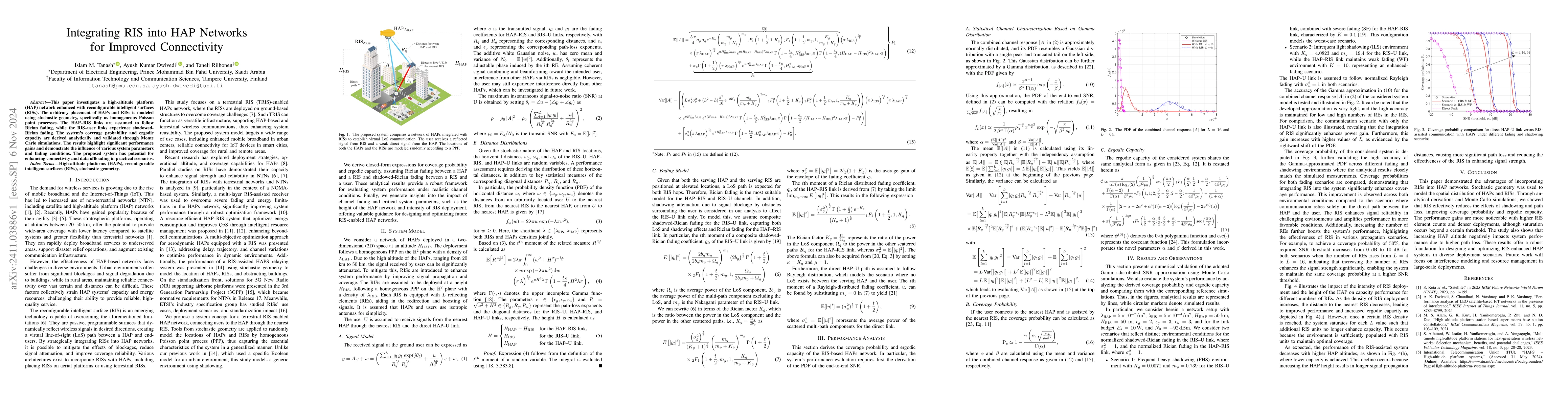 Thumbnail for Integrating RIS into HAP Networks for Improved Connectivity