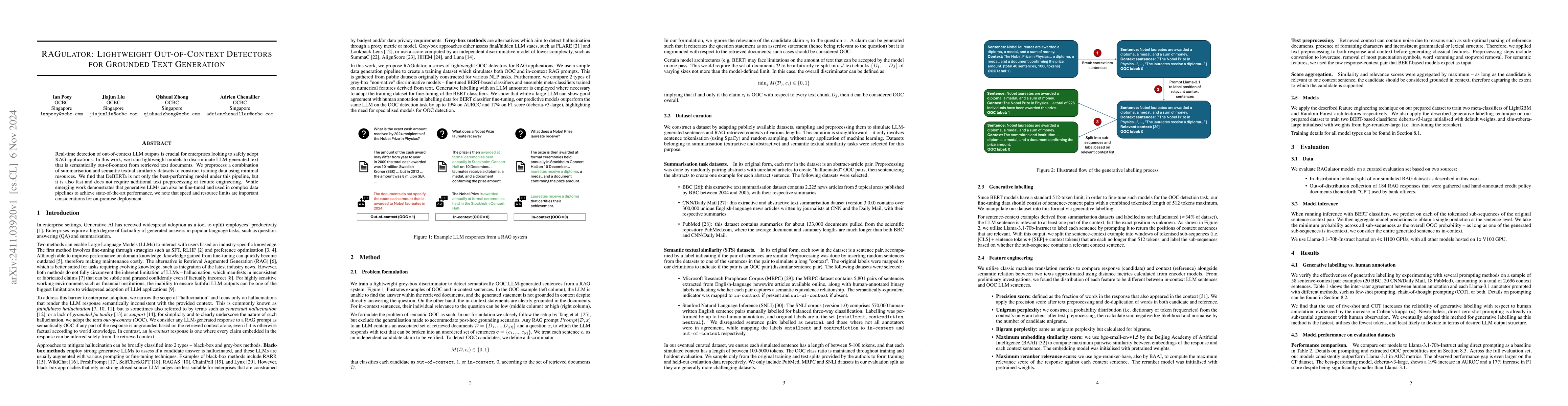 Thumbnail for RAGulator: Lightweight Out-of-Context Detectors for Grounded Text
  Generation