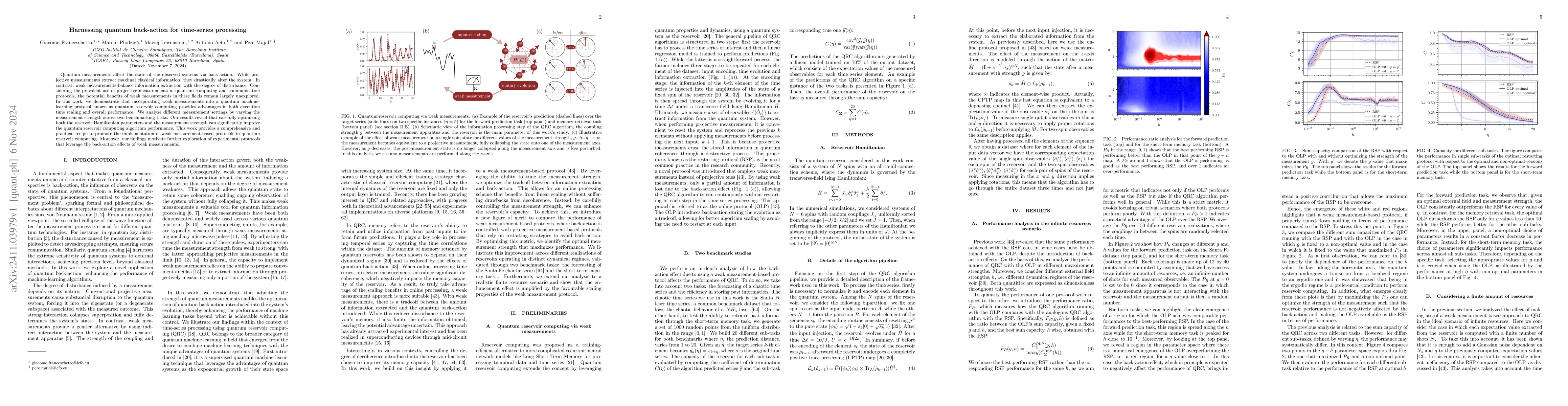 Thumbnail for Harnessing quantum back-action for time-series processing