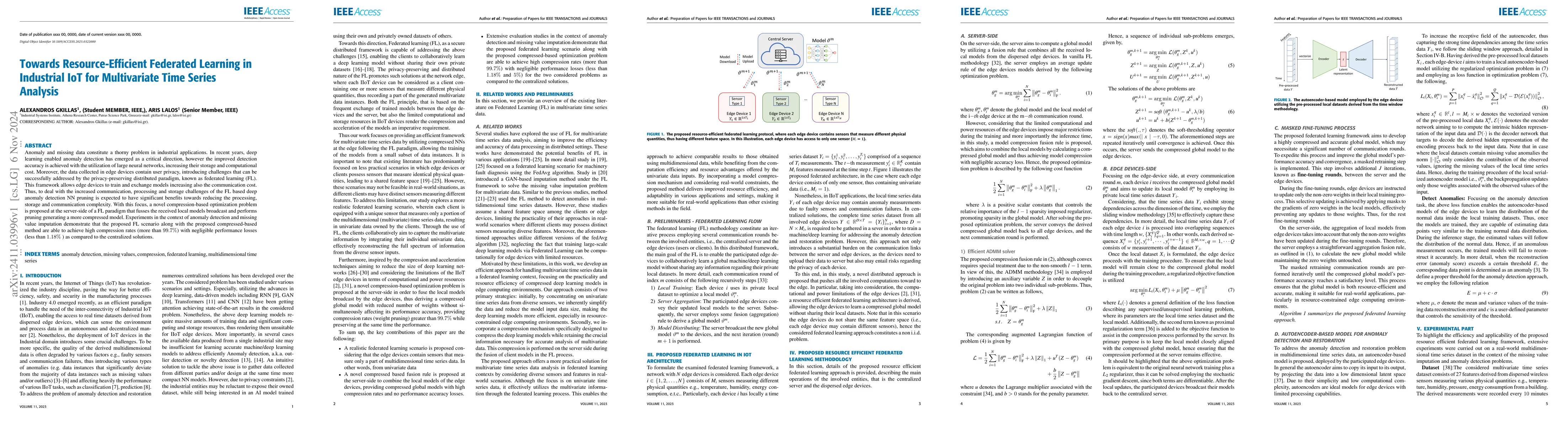 Thumbnail for Towards Resource-Efficient Federated Learning in Industrial IoT for
  Multivariate Time Series Analysis