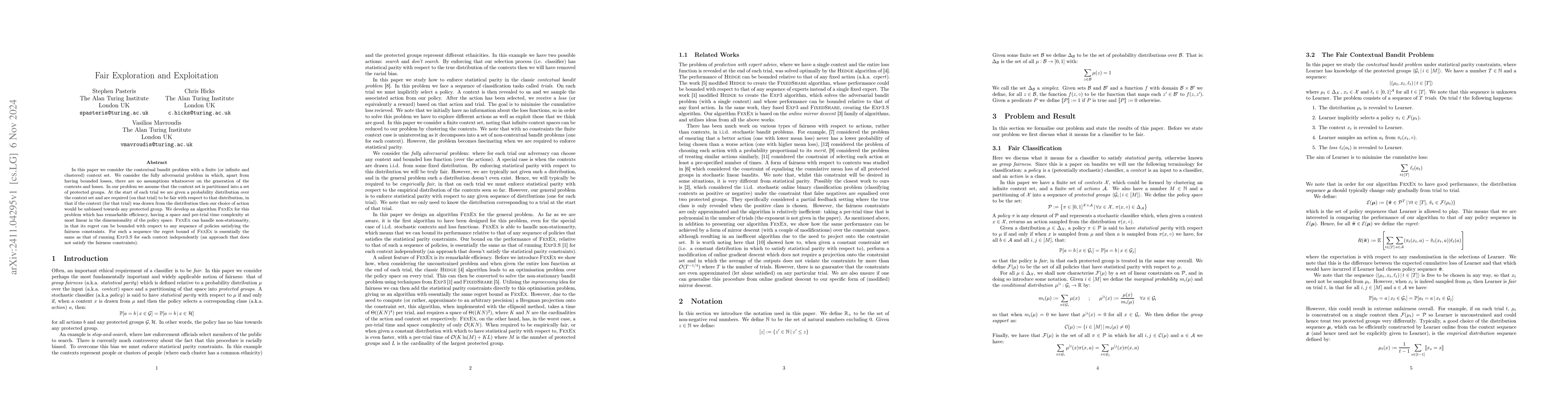 Thumbnail for Fair Exploration and Exploitation