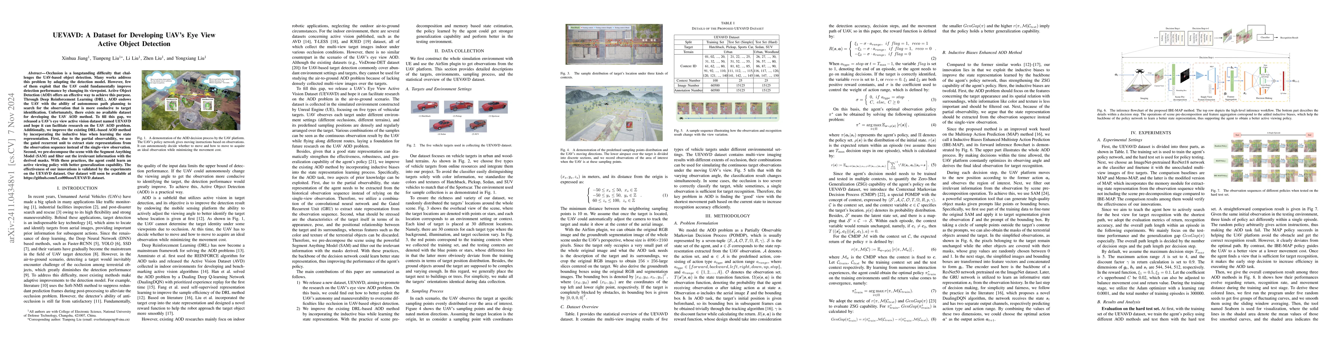 Thumbnail for UEVAVD: A Dataset for Developing UAV's Eye View Active Object Detection