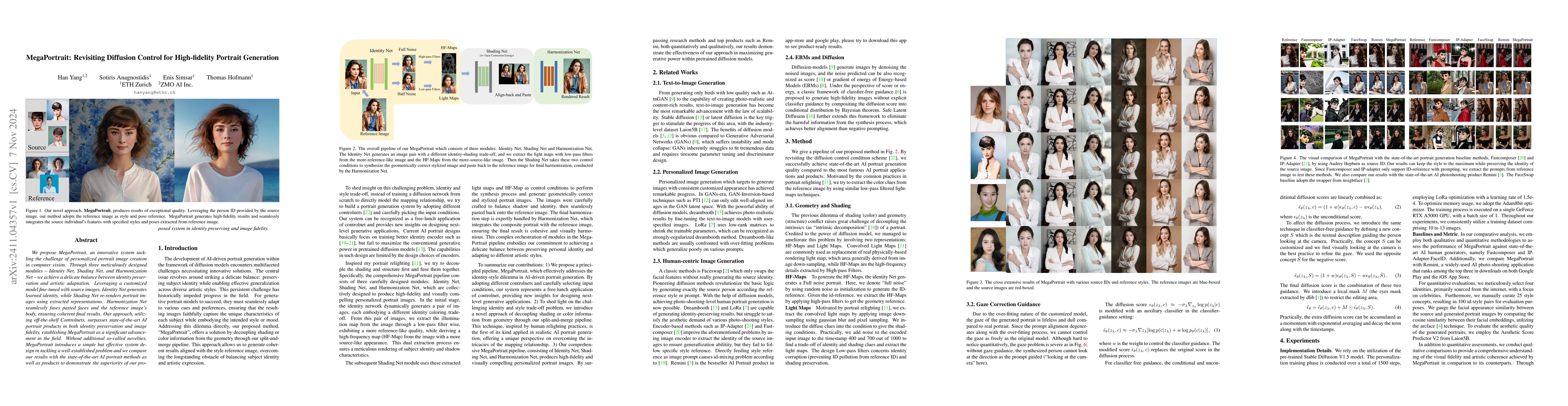 Thumbnail for MegaPortrait: Revisiting Diffusion Control for High-fidelity Portrait
  Generation