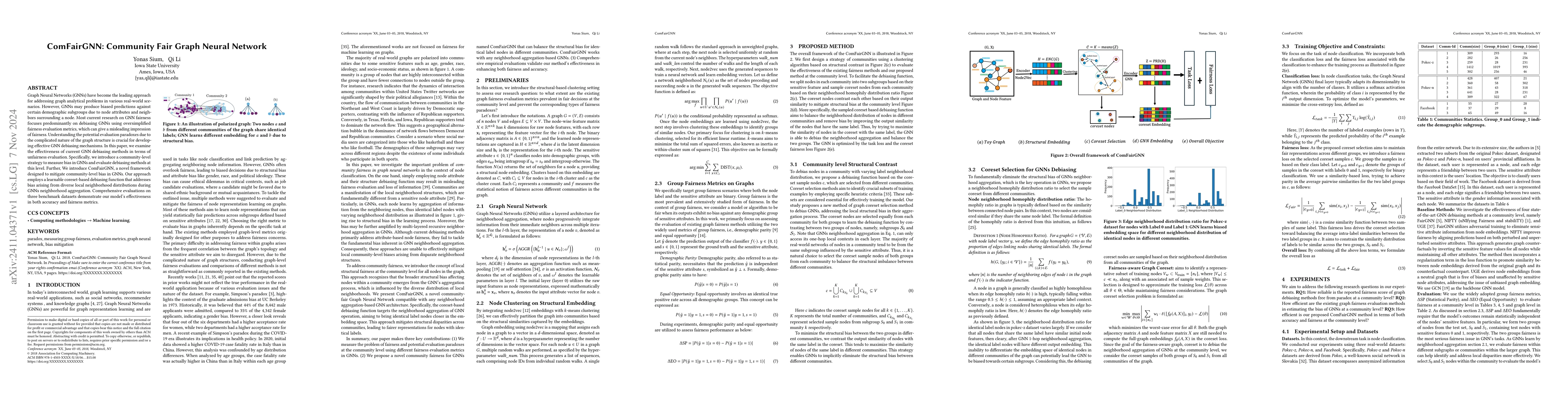 Thumbnail for ComFairGNN: Community Fair Graph Neural Network