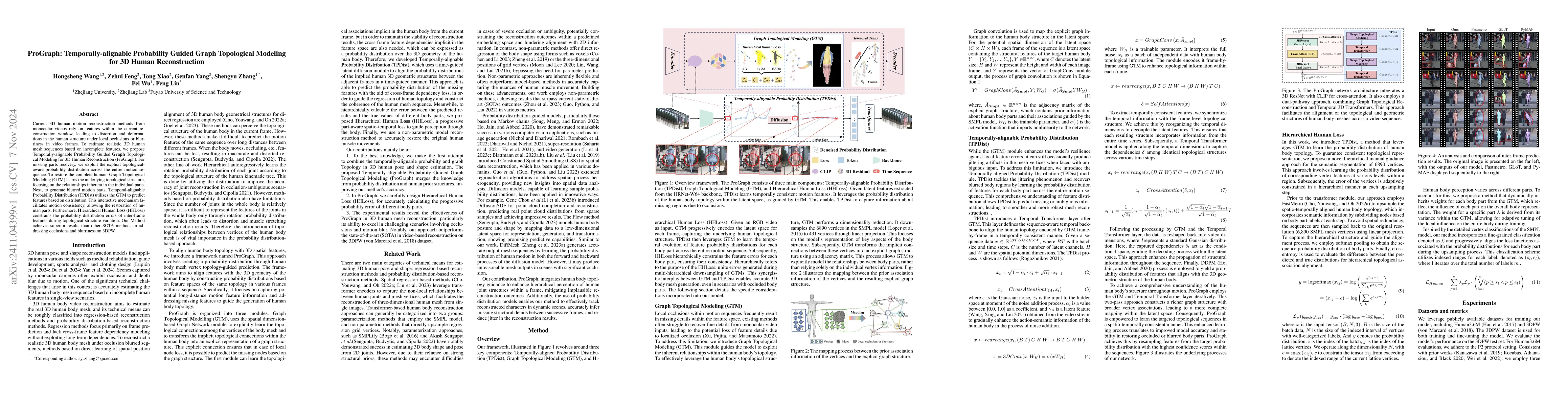 Thumbnail for ProGraph: Temporally-alignable Probability Guided Graph Topological
  Modeling for 3D Human Reconstruction