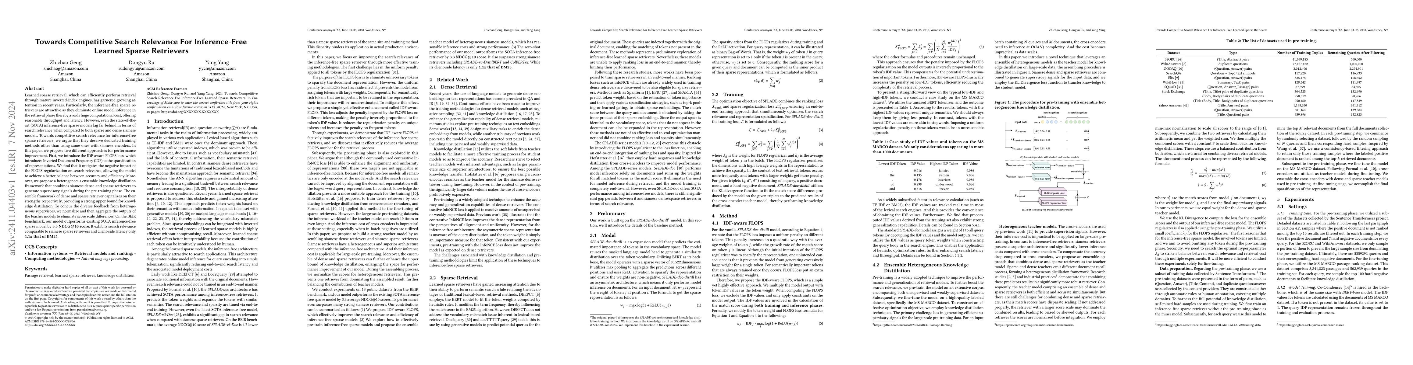Thumbnail for Towards Competitive Search Relevance For Inference-Free Learned Sparse
  Retrievers