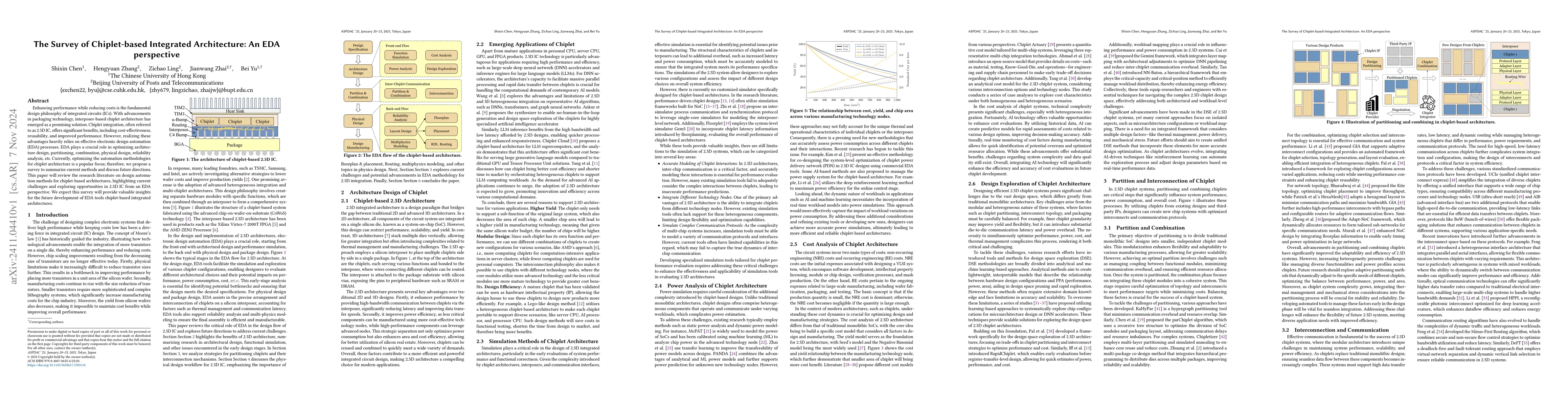Thumbnail for The Survey of Chiplet-based Integrated Architecture: An EDA perspective