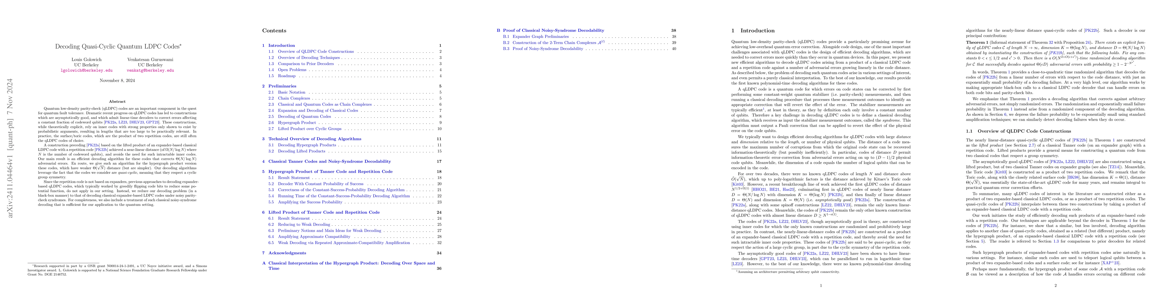 Thumbnail for Decoding Quasi-Cyclic Quantum LDPC Codes