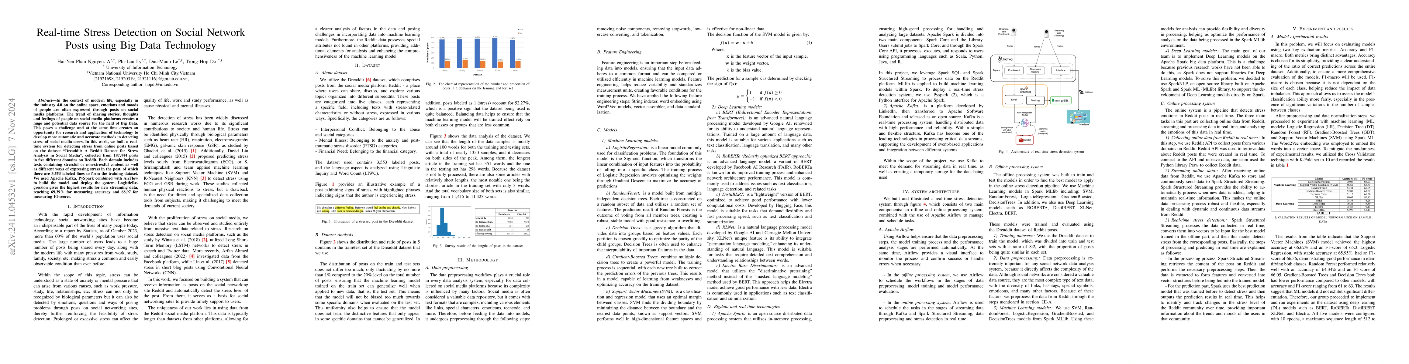 Thumbnail for Real-time stress detection on social network posts using big data
  technology