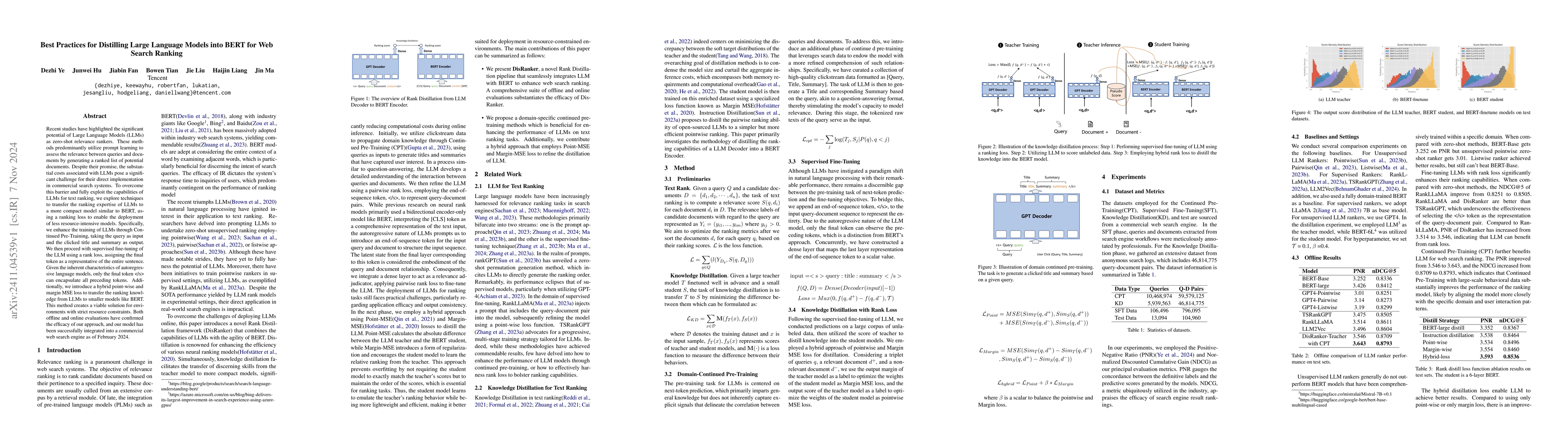 Thumbnail for Best Practices for Distilling Large Language Models into BERT for Web
  Search Ranking