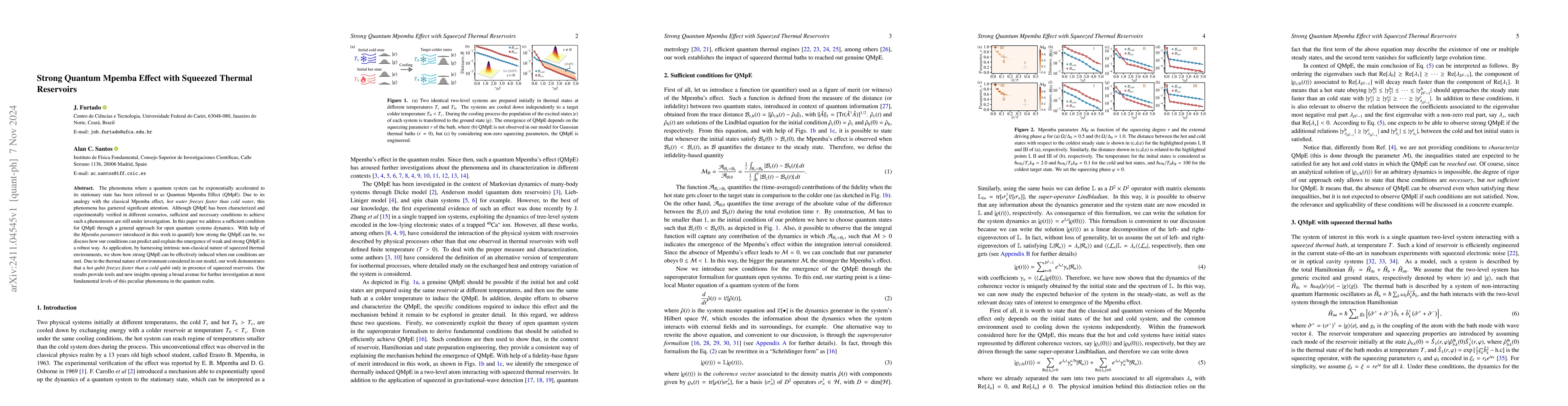 Thumbnail for Strong Quantum Mpemba Effect with Squeezed Thermal Reservoirs