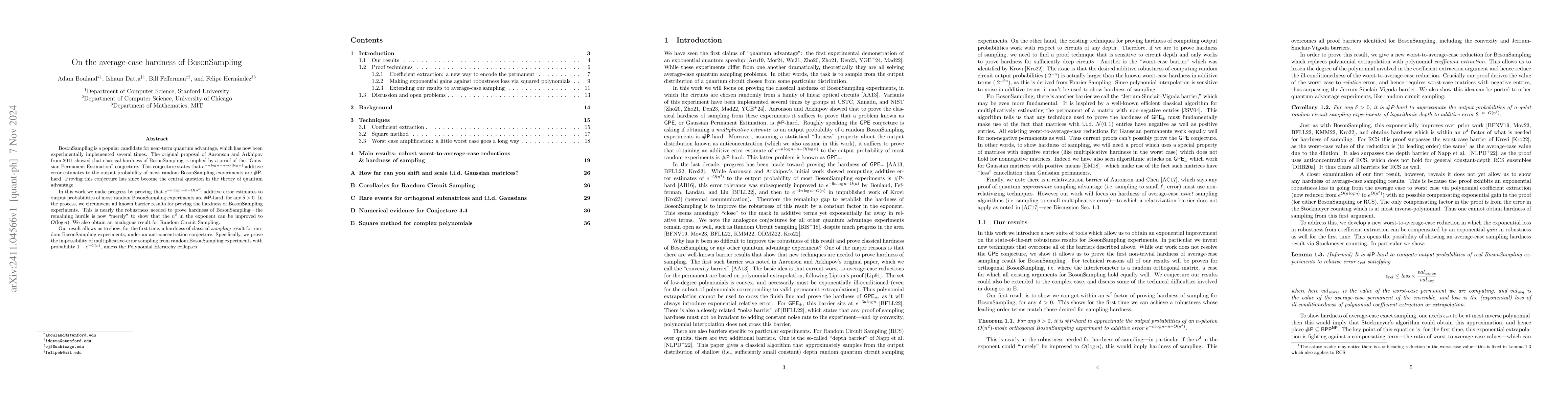 Thumbnail for On the average-case hardness of BosonSampling