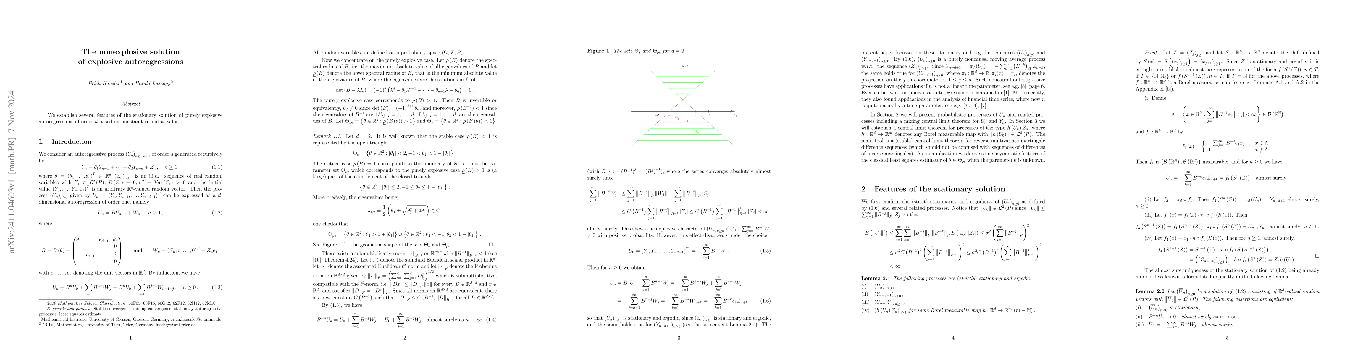 Thumbnail for The nonexplosive solution of explosive autoregressions