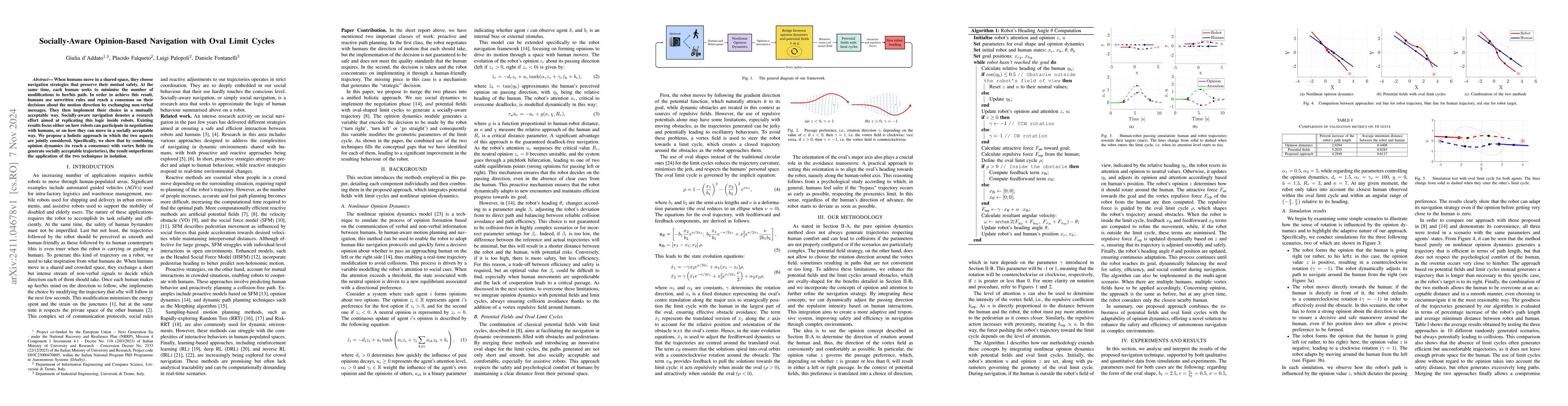 Thumbnail for Socially-Aware Opinion-Based Navigation with Oval Limit Cycles