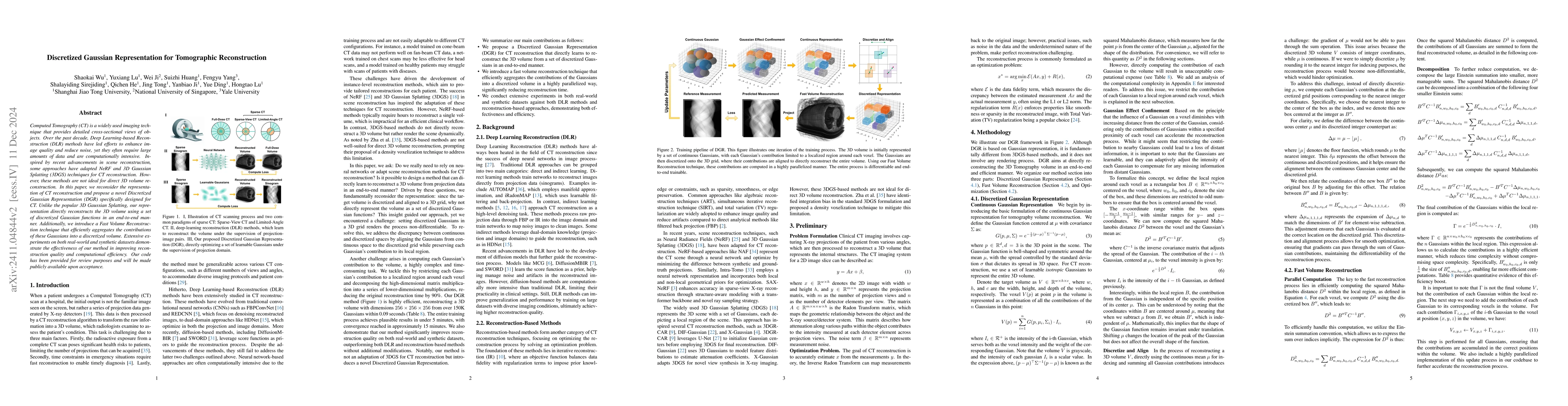 Thumbnail for Differentiable Gaussian Representation for Incomplete CT Reconstruction