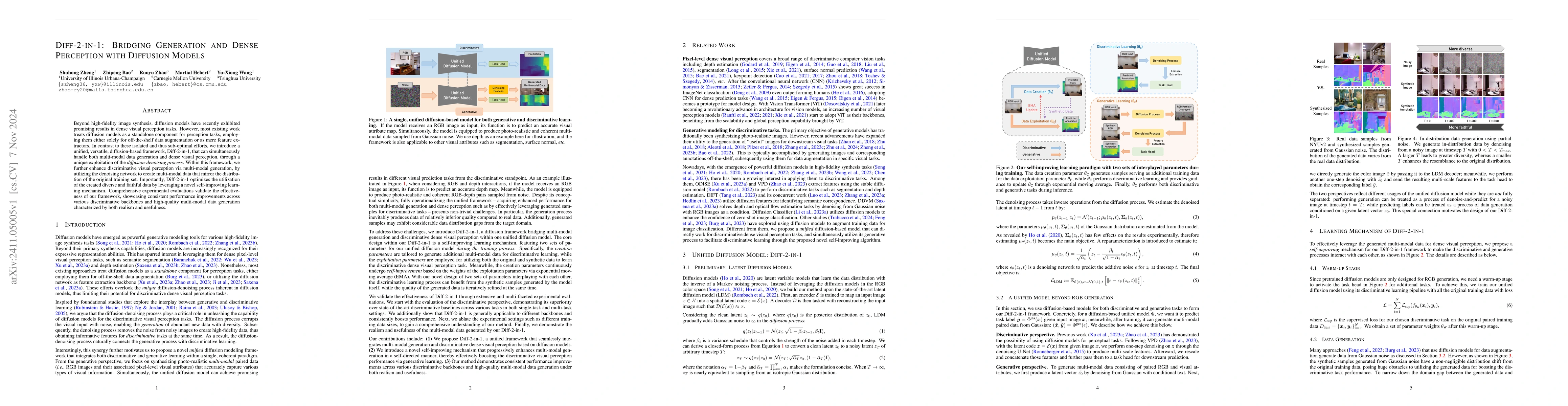 Thumbnail for Diff-2-in-1: Bridging Generation and Dense Perception with Diffusion
  Models