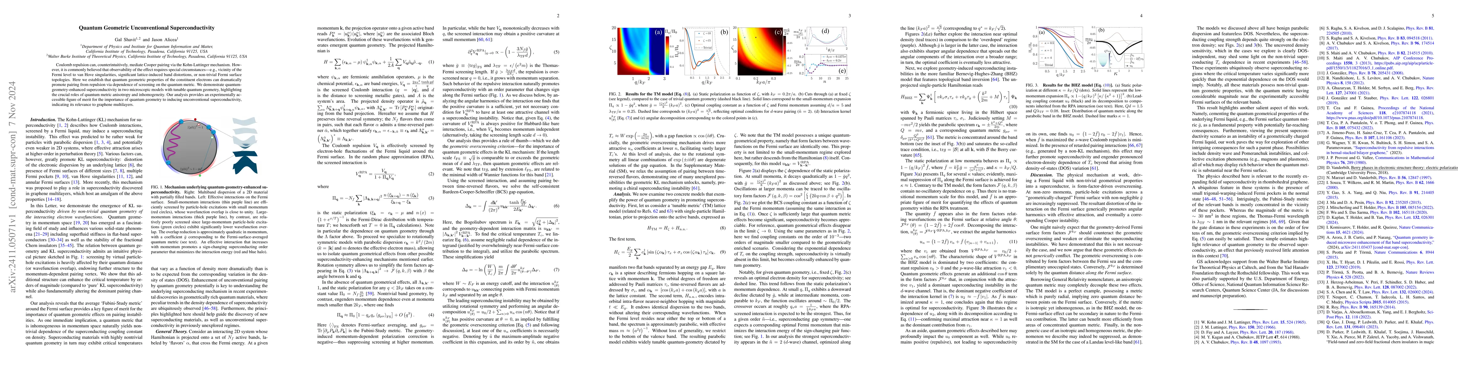 Thumbnail for Quantum Geometric Unconventional Superconductivity