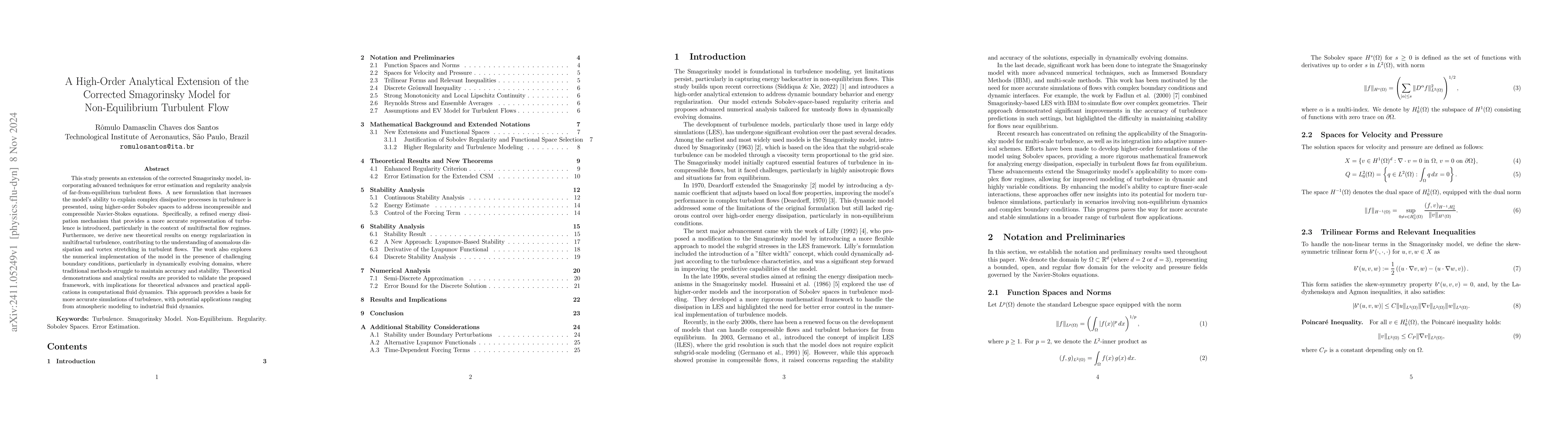 Thumbnail for A High-Order Analytical Extension of the Corrected Smagorinsky Model for
  Non-Equilibrium Turbulent Flow