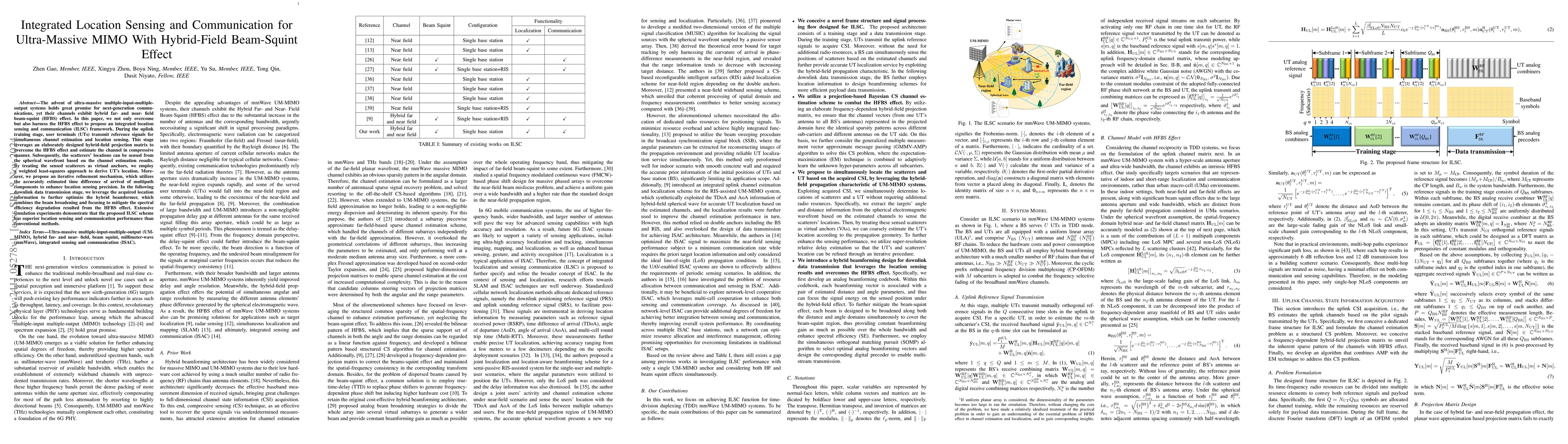 Thumbnail for Integrated Location Sensing and Communication for Ultra-Massive MIMO
  With Hybrid-Field Beam-Squint Effect