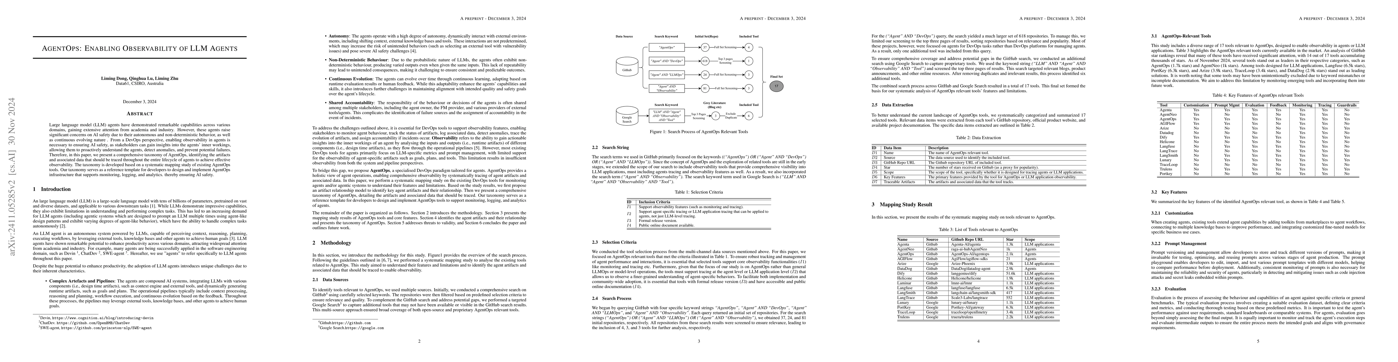 Thumbnail for A Taxonomy of AgentOps for Enabling Observability of Foundation Model
  based Agents