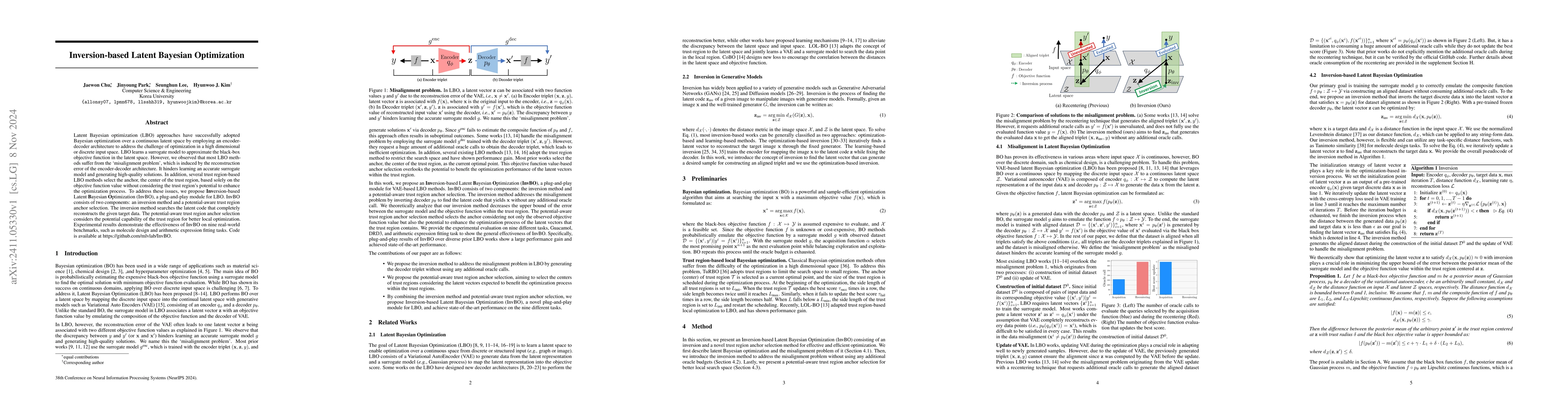 Thumbnail for Inversion-based Latent Bayesian Optimization