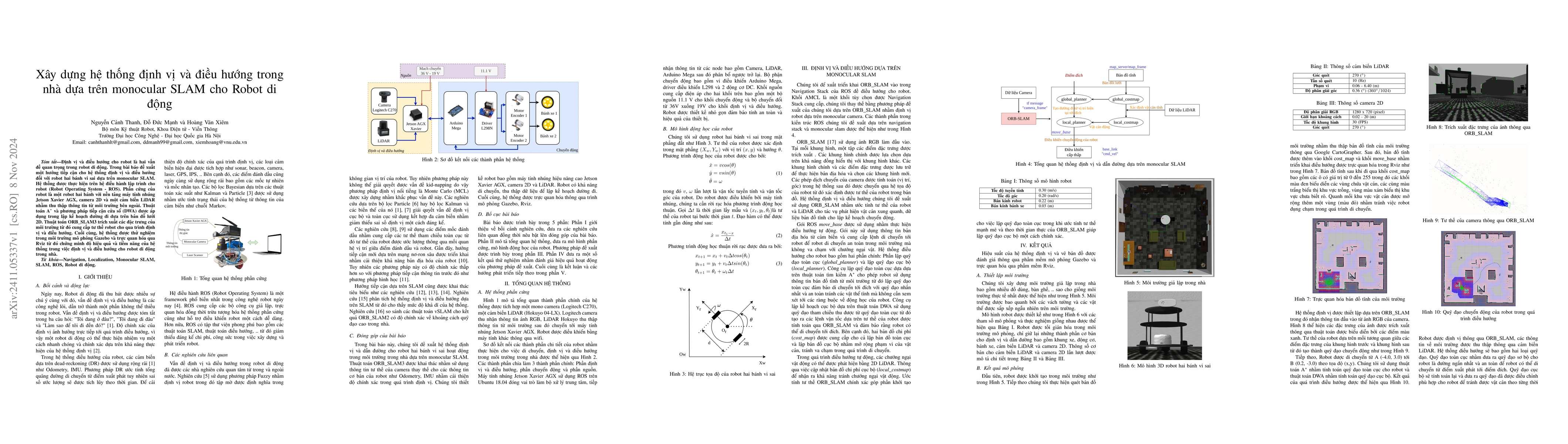 Thumbnail for Development of an indoor localization and navigation system based on
  monocular SLAM for mobile robots