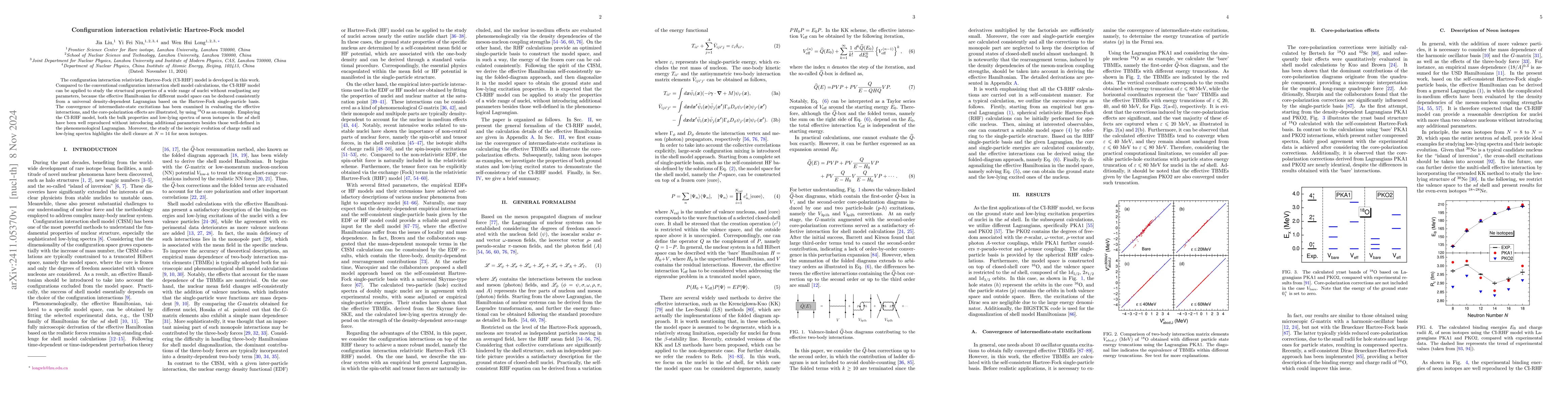 Thumbnail for Configuration interaction relativistic Hartree-Fock model