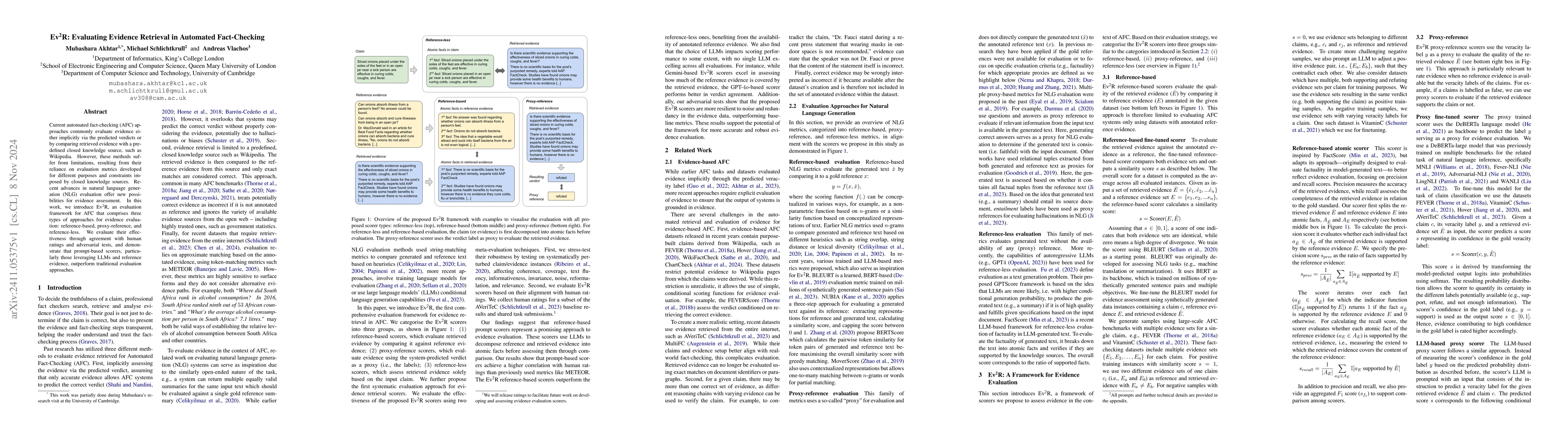 Thumbnail for Ev2R: Evaluating Evidence Retrieval in Automated Fact-Checking