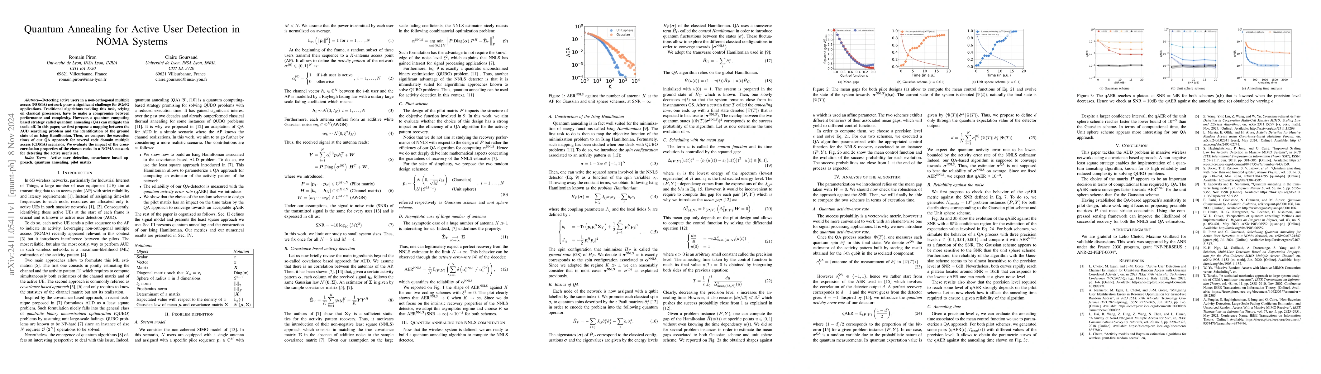 Thumbnail for Quantum Annealing for Active User Detection in NOMA Systems