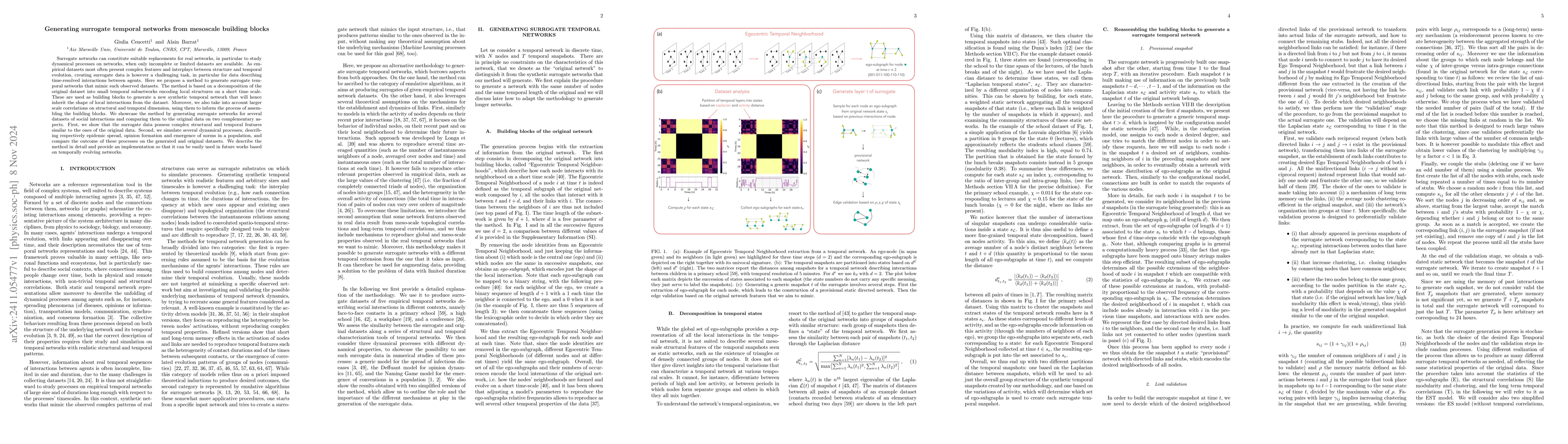 Thumbnail for Generating surrogate temporal networks from mesoscale building blocks