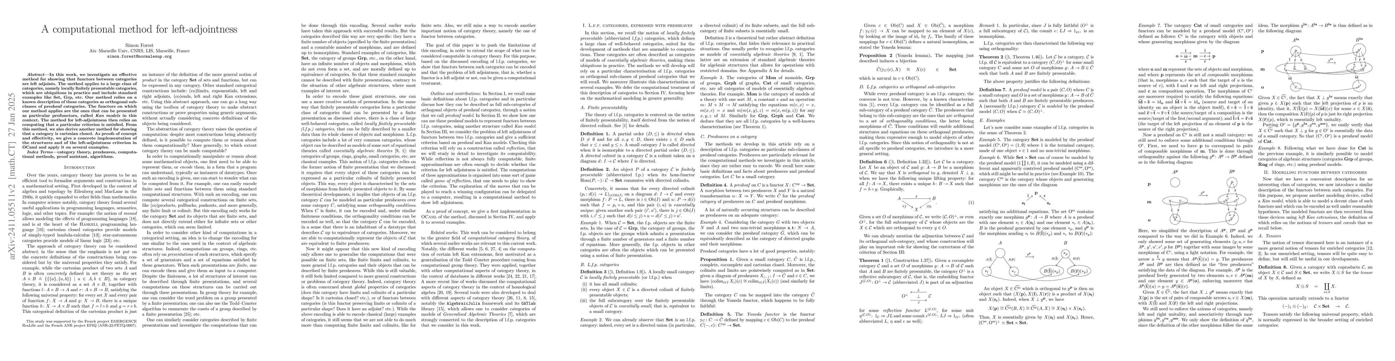 Thumbnail for Towards computational methods for category theory