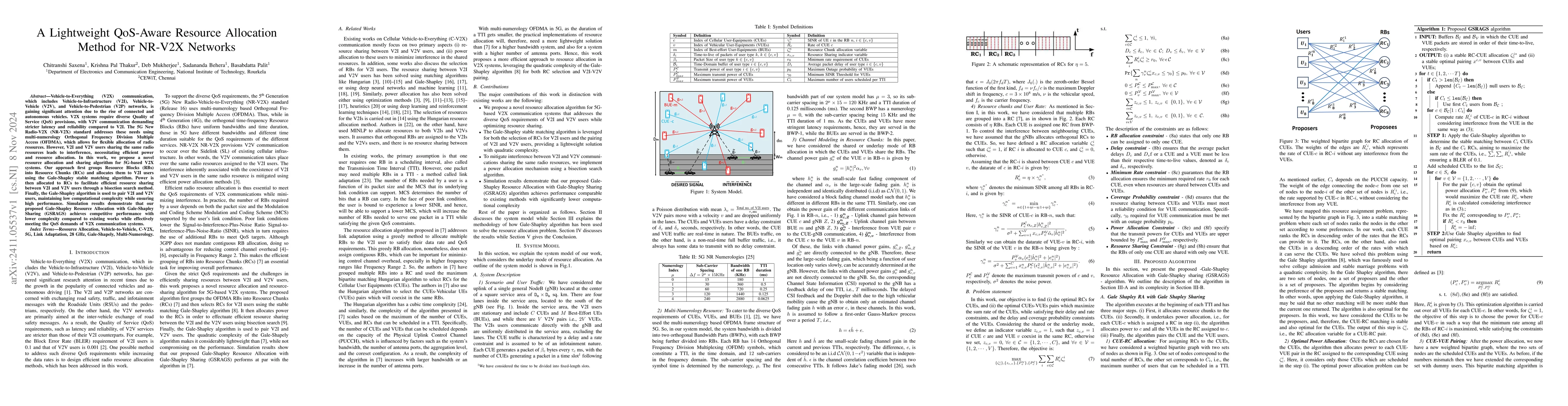 Thumbnail for A Lightweight QoS-Aware Resource Allocation Method for NR-V2X Networks