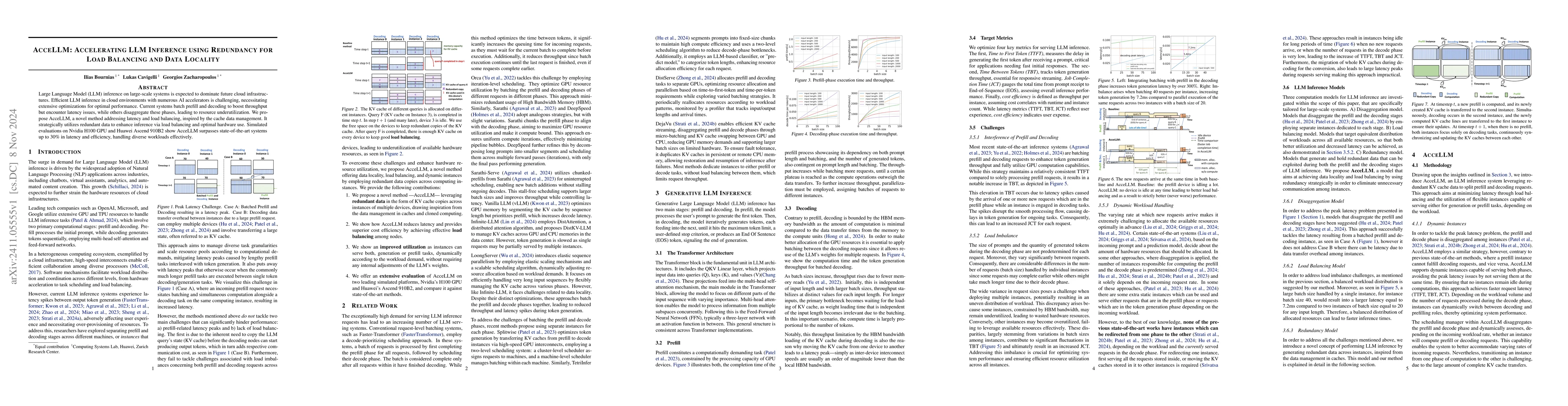Thumbnail for AcceLLM: Accelerating LLM Inference using Redundancy for Load Balancing
  and Data Locality
