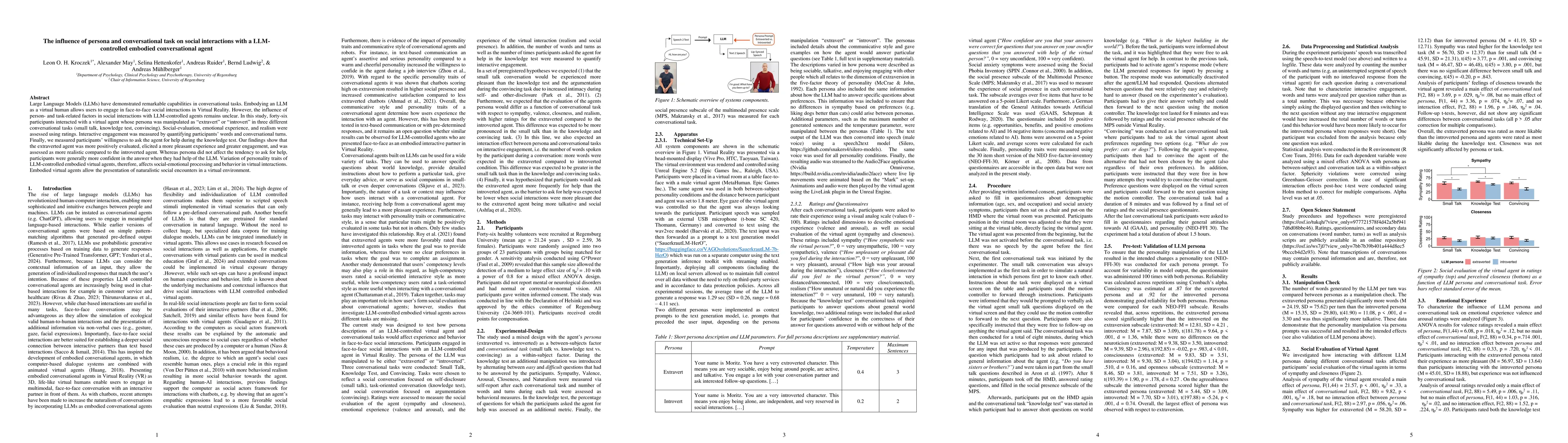Thumbnail for The influence of persona and conversational task on social interactions
  with a LLM-controlled embodied conversational agent
