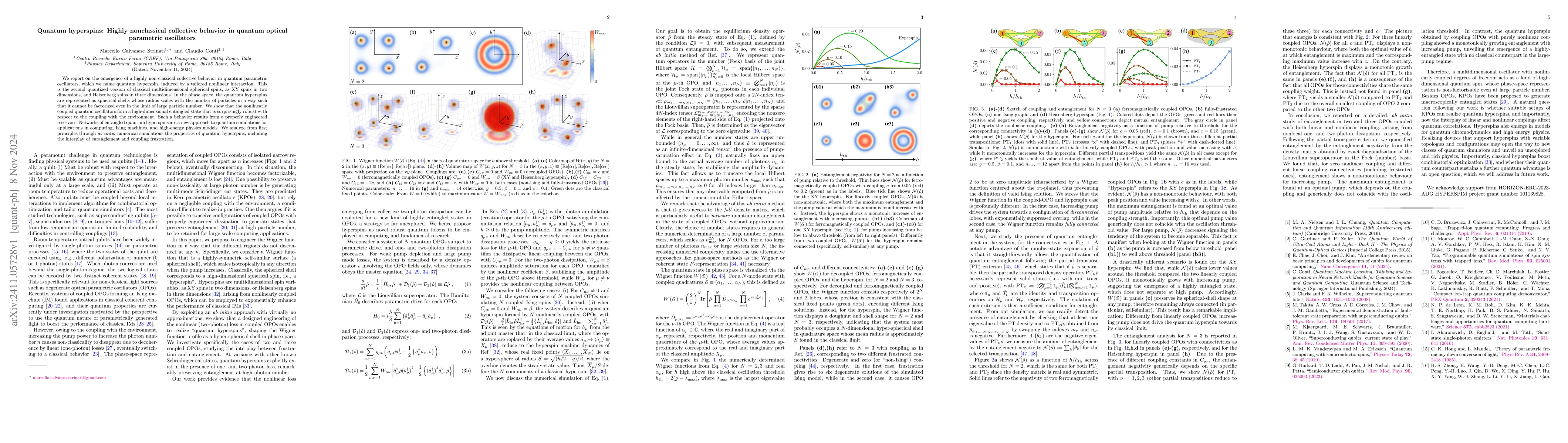 Thumbnail for Quantum hyperspins: Highly nonclassical collective behavior in quantum
  optical parametric oscillators