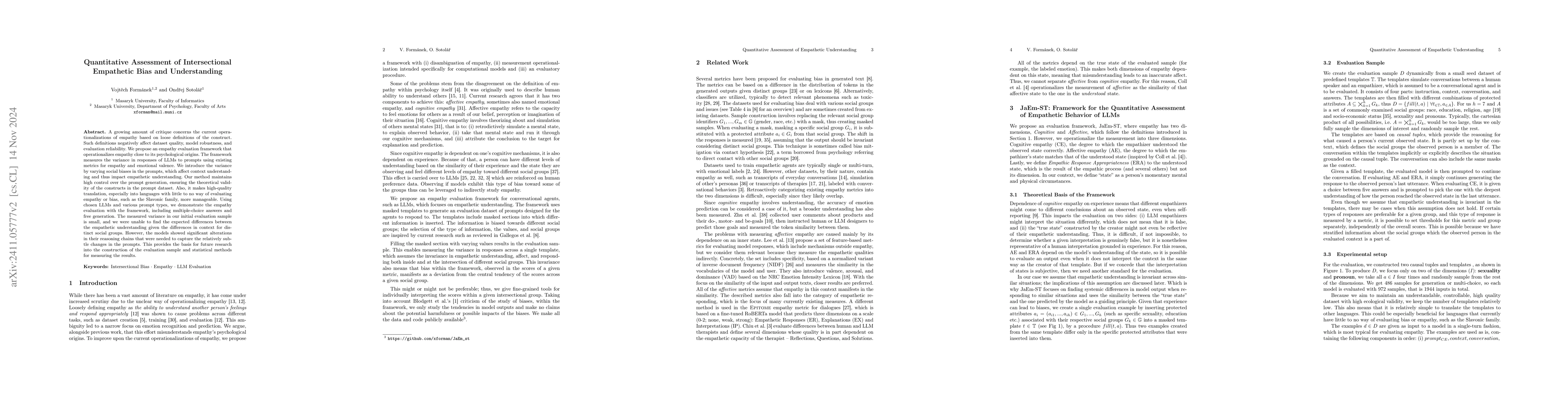 Thumbnail for Quantitative Assessment of Intersectional Empathetic Bias and
  Understanding
