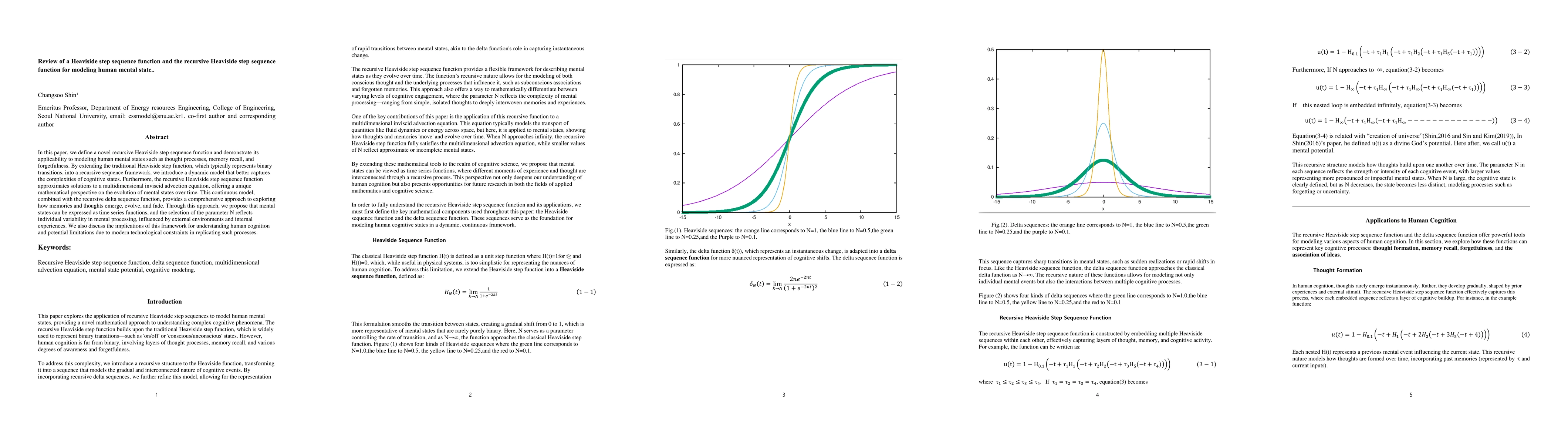 Thumbnail for Review of a Heaviside step sequence function and the recursive Heaviside
  step sequence function for modeling human mental state