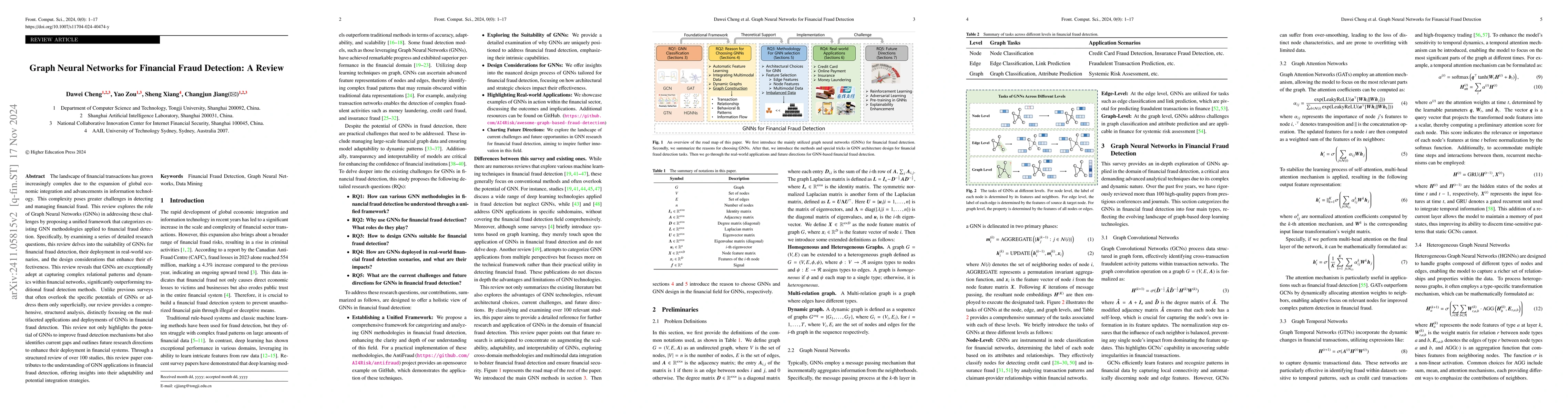 Thumbnail for Graph Neural Networks for Financial Fraud Detection: A Review