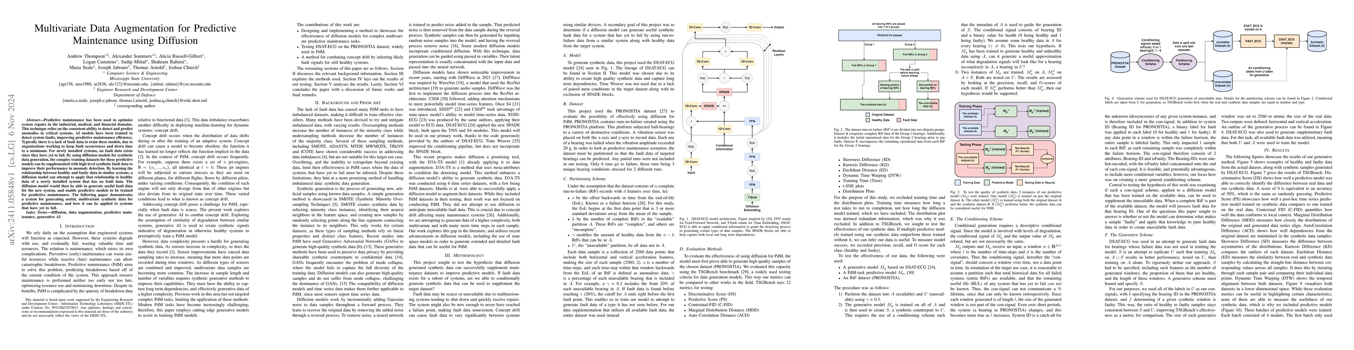 Thumbnail for Multivariate Data Augmentation for Predictive Maintenance using
  Diffusion