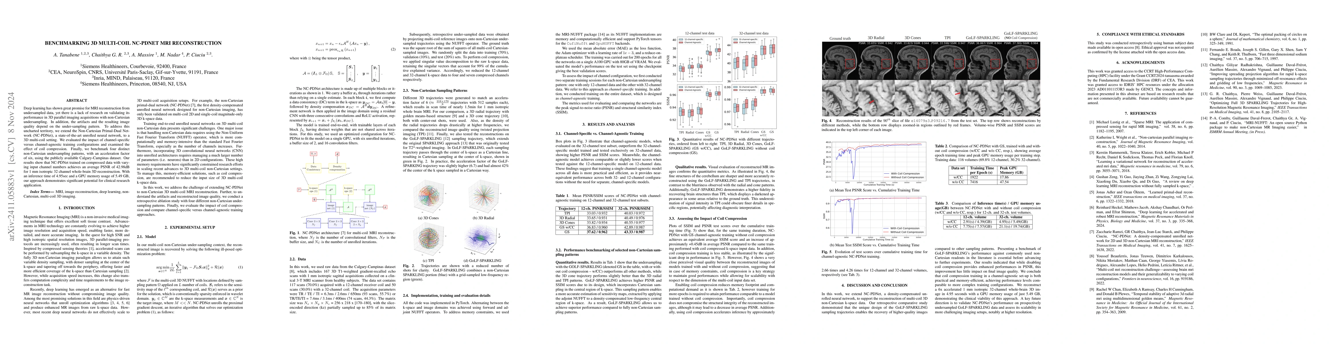 Thumbnail for Benchmarking 3D multi-coil NC-PDNet MRI reconstruction