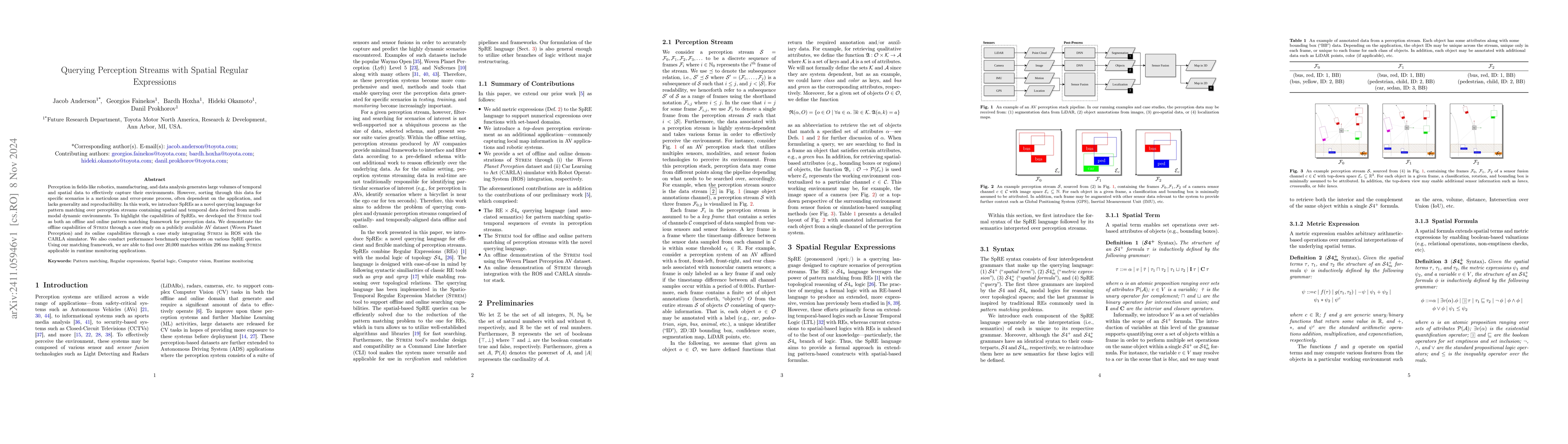 Thumbnail for Querying Perception Streams with Spatial Regular Expressions
