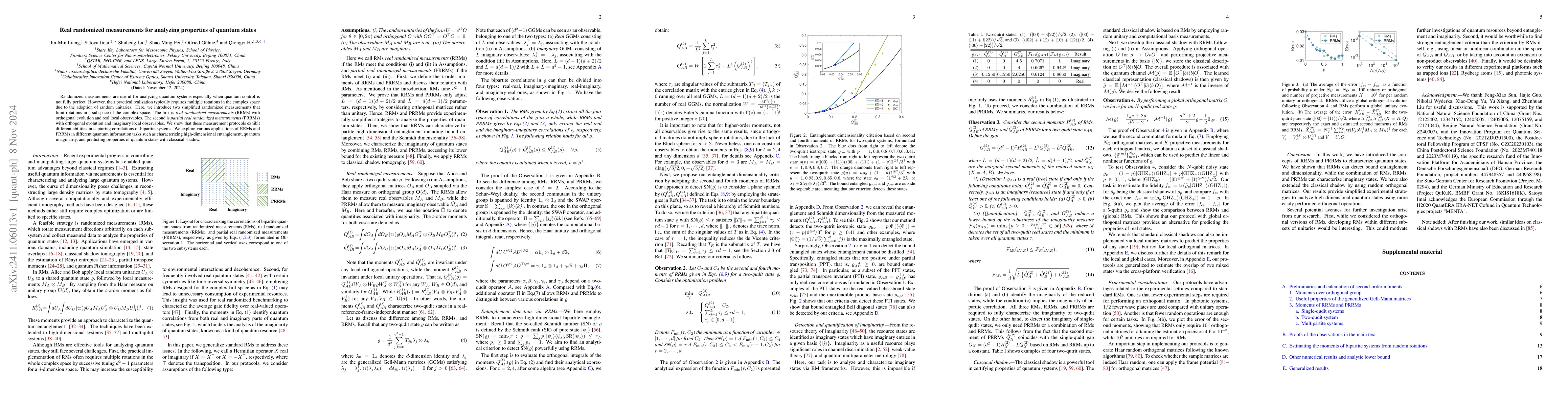 Thumbnail for Real randomized measurements for analyzing properties of quantum states