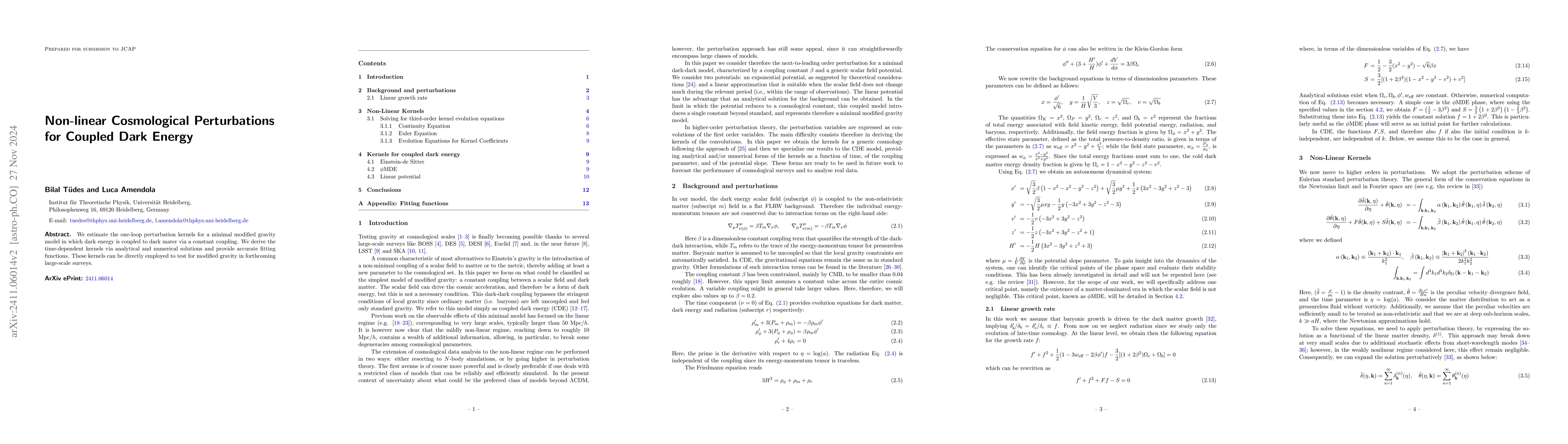 Thumbnail for Non-linear Cosmological Perturbations for Coupled Dark Energy