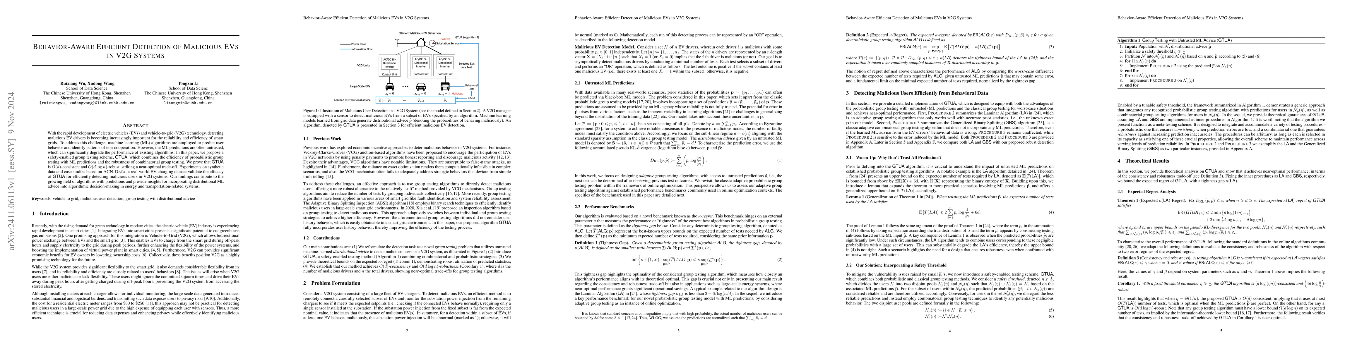Thumbnail for Behavior-Aware Efficient Detection of Malicious EVs in V2G Systems