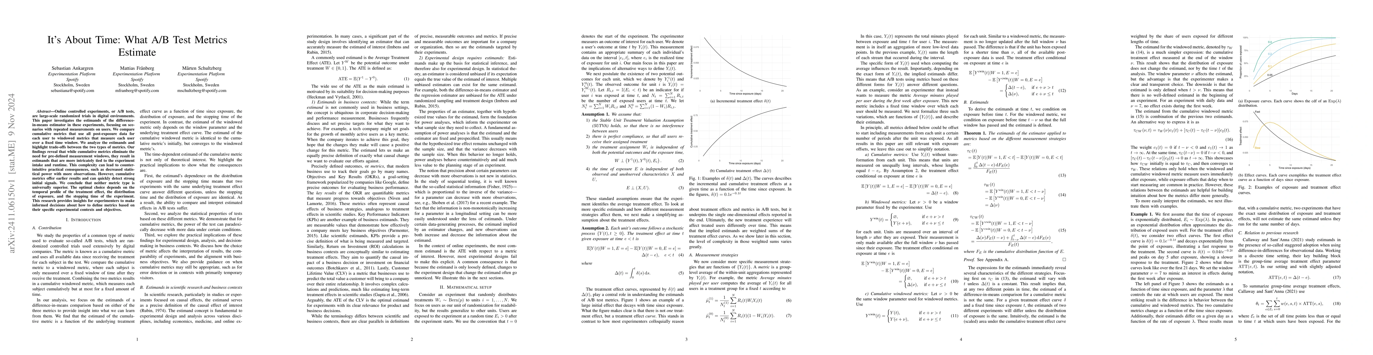 Thumbnail for It's About Time: What A/B Test Metrics Estimate