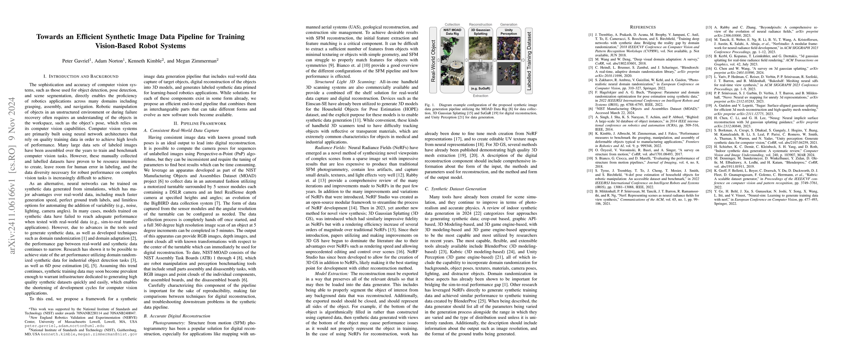 Thumbnail for Towards an Efficient Synthetic Image Data Pipeline for Training
  Vision-Based Robot Systems