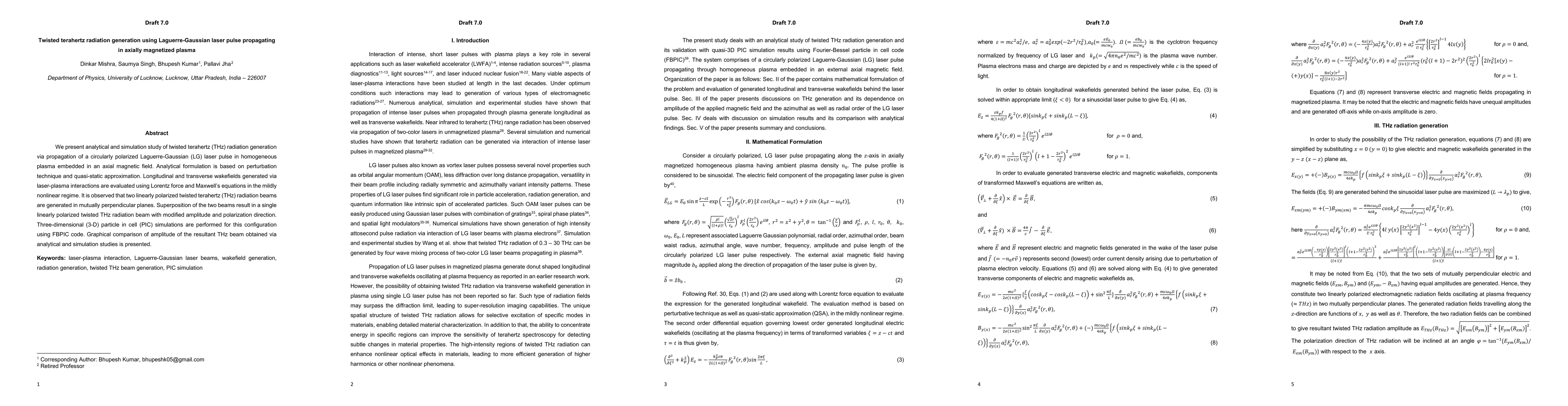 Thumbnail for Twisted terahertz radiation generation using Laguerre-Gaussian laser
  pulse propagating in axially magnetized plasma