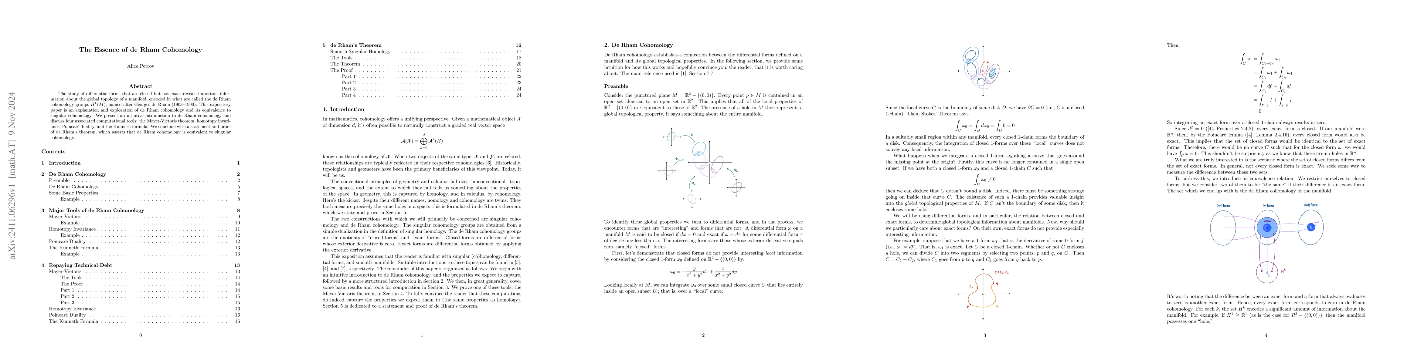 Thumbnail for The Essence of de Rham Cohomology